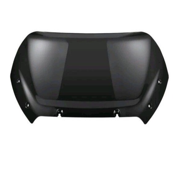 11.5" Wave Windshield Windscreen Wind Splitter Compatible for Harley CVO Black - Picture 8 of 11